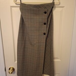 Babaton Plaid Skirt - Black and Gray